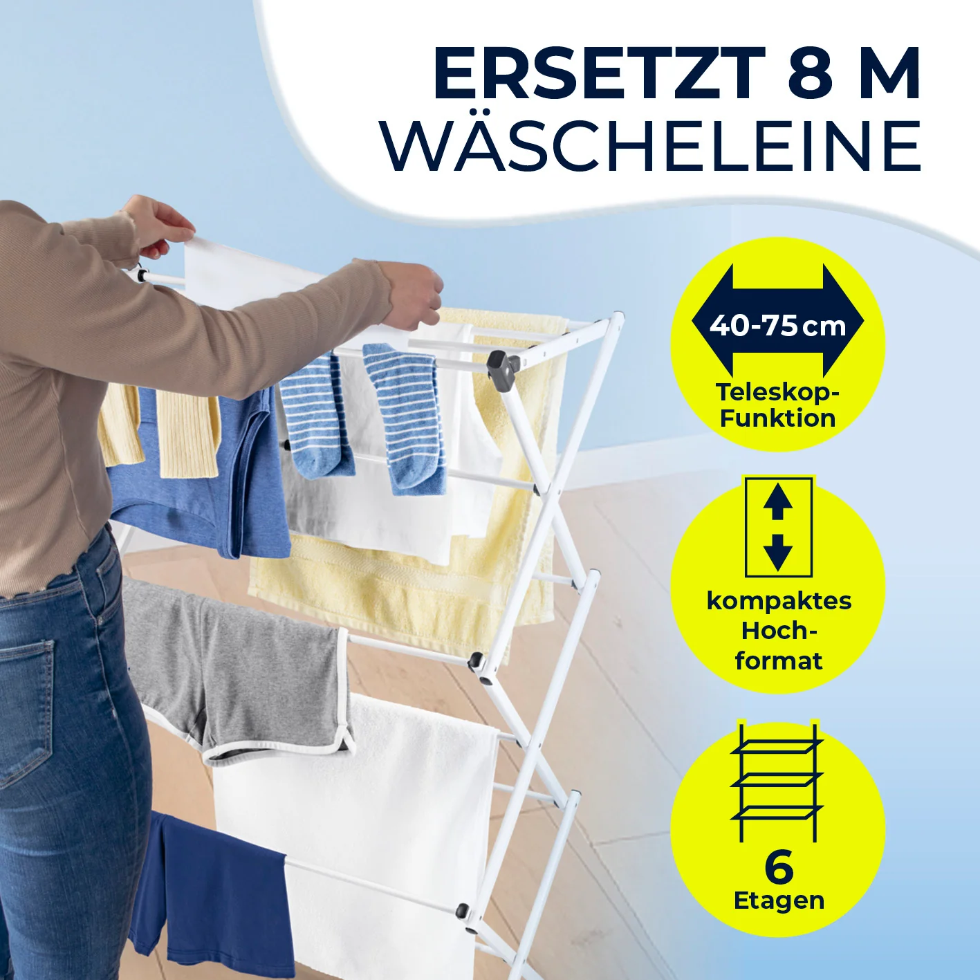 Teleskop-Wäscheständer 800 - Image 2