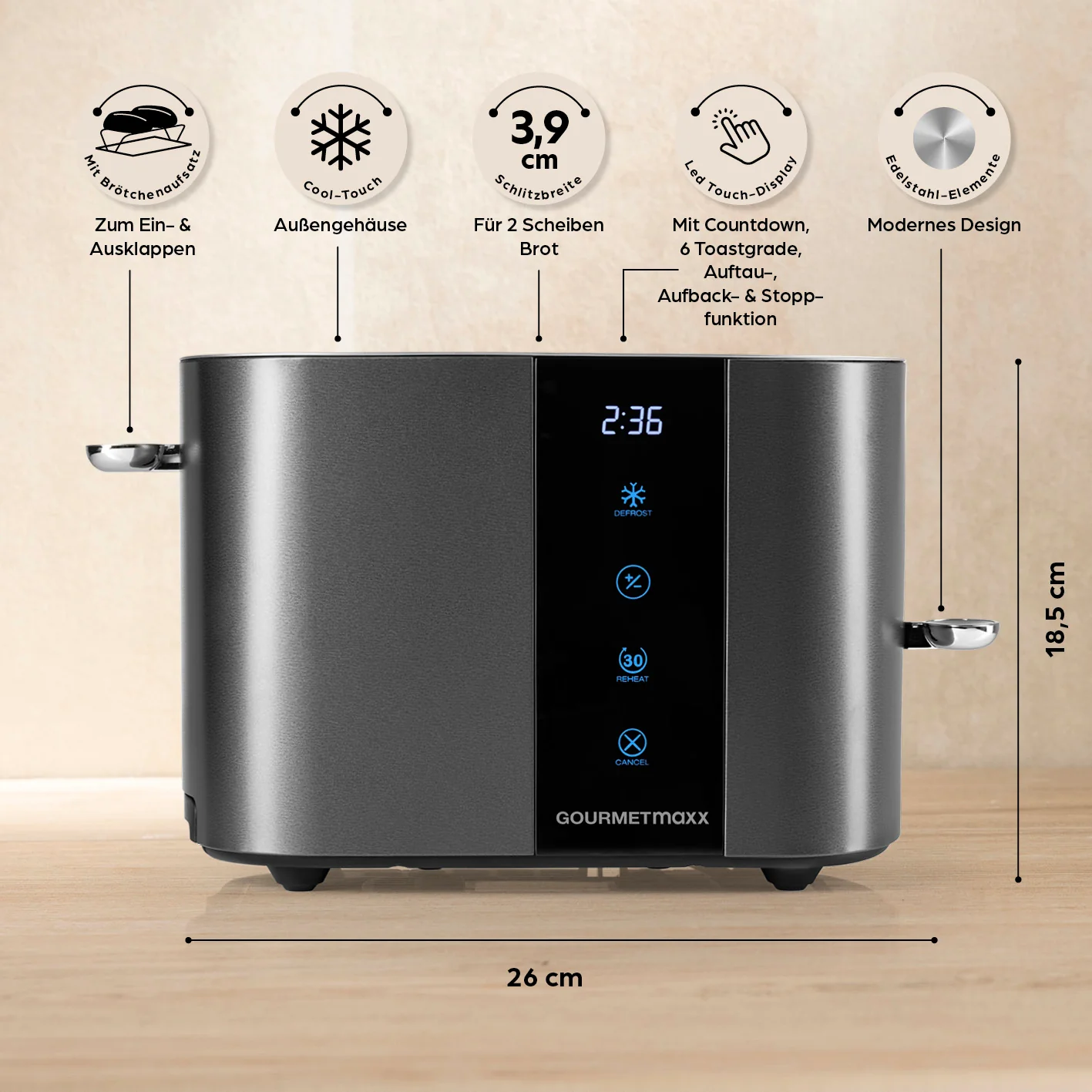 Toaster - Anthrazit - Image 7