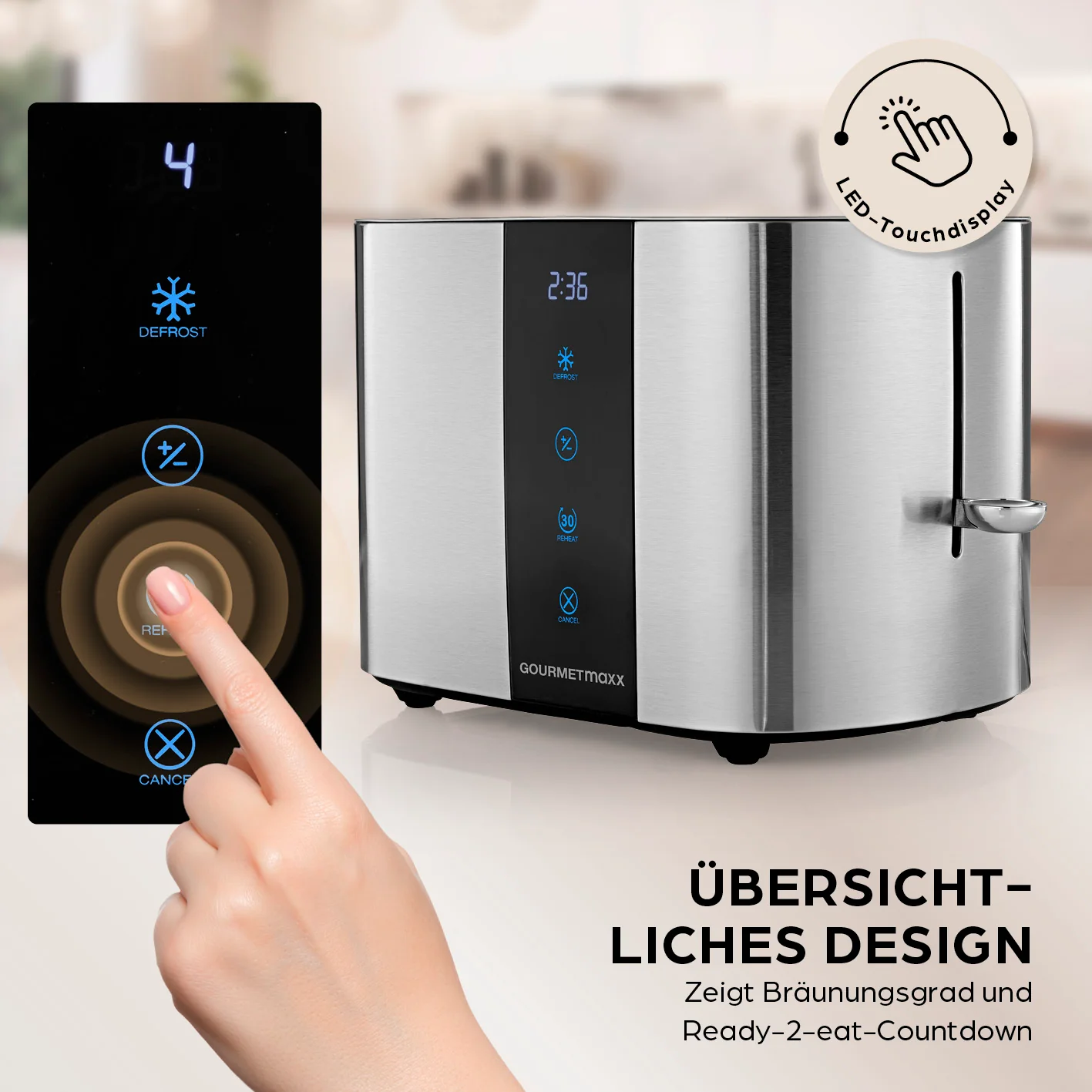 Toaster - Edelstahl - Image 2