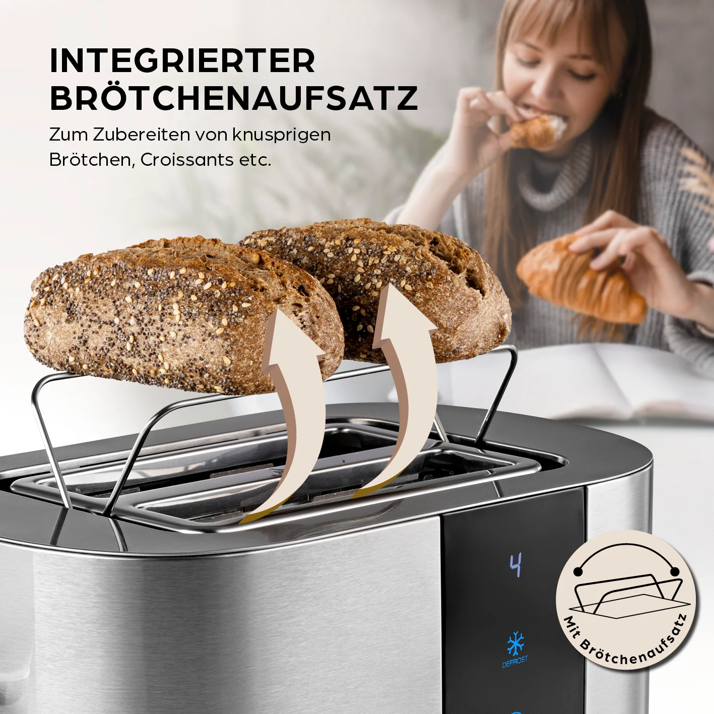 Toaster - Edelstahl - Image 3