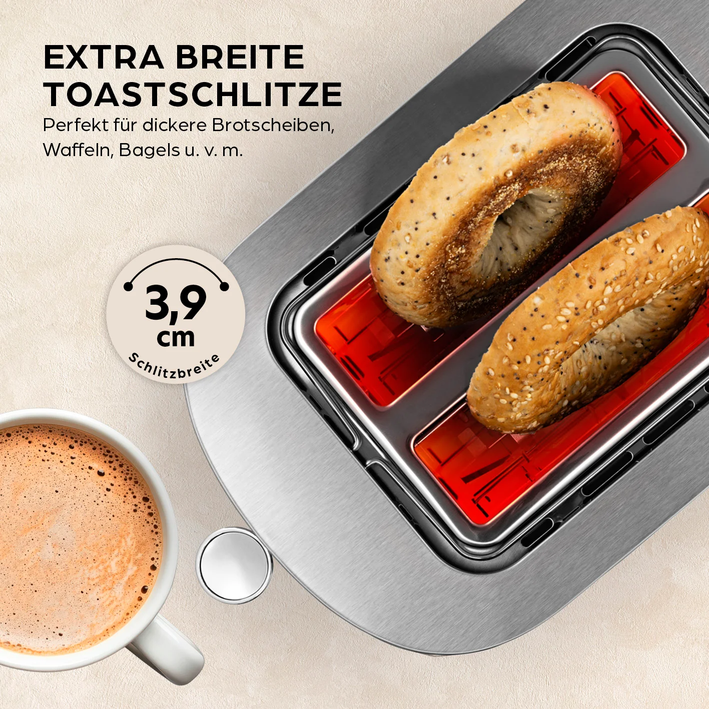 Toaster - Edelstahl - Image 4