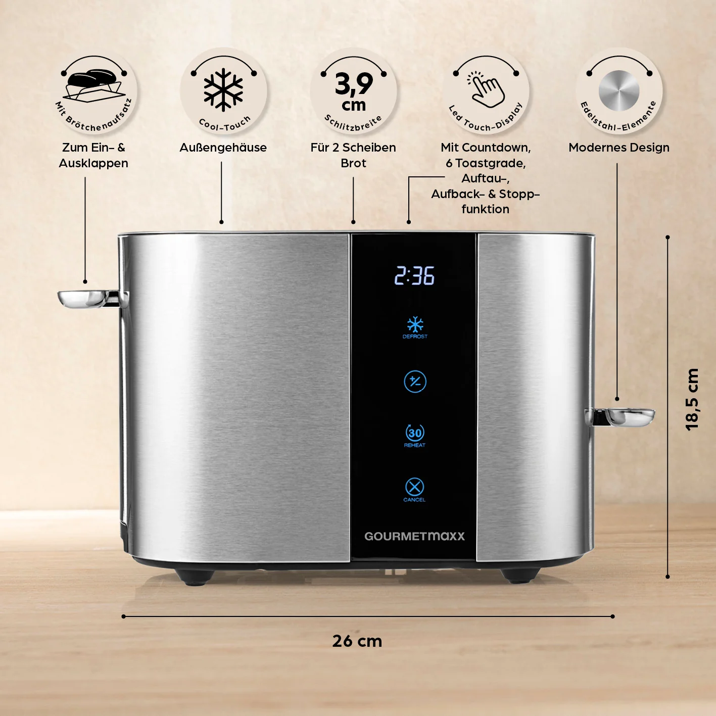Toaster - Edelstahl - Image 7