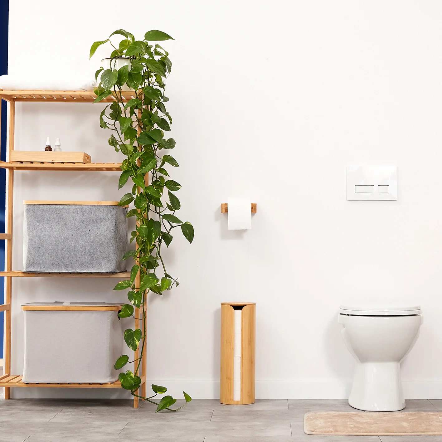 Toilettenpapier-Aufbewahrung "Maria" - Bambus - Image 8