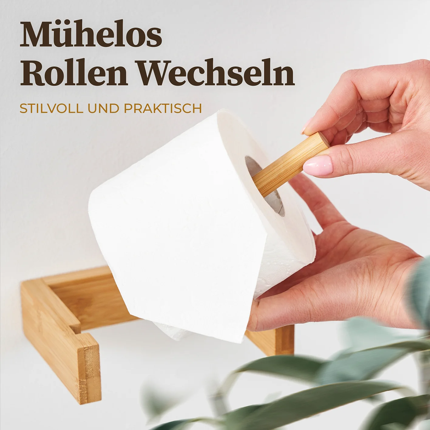 Toilettenpapierhalter Bambus - Image 4