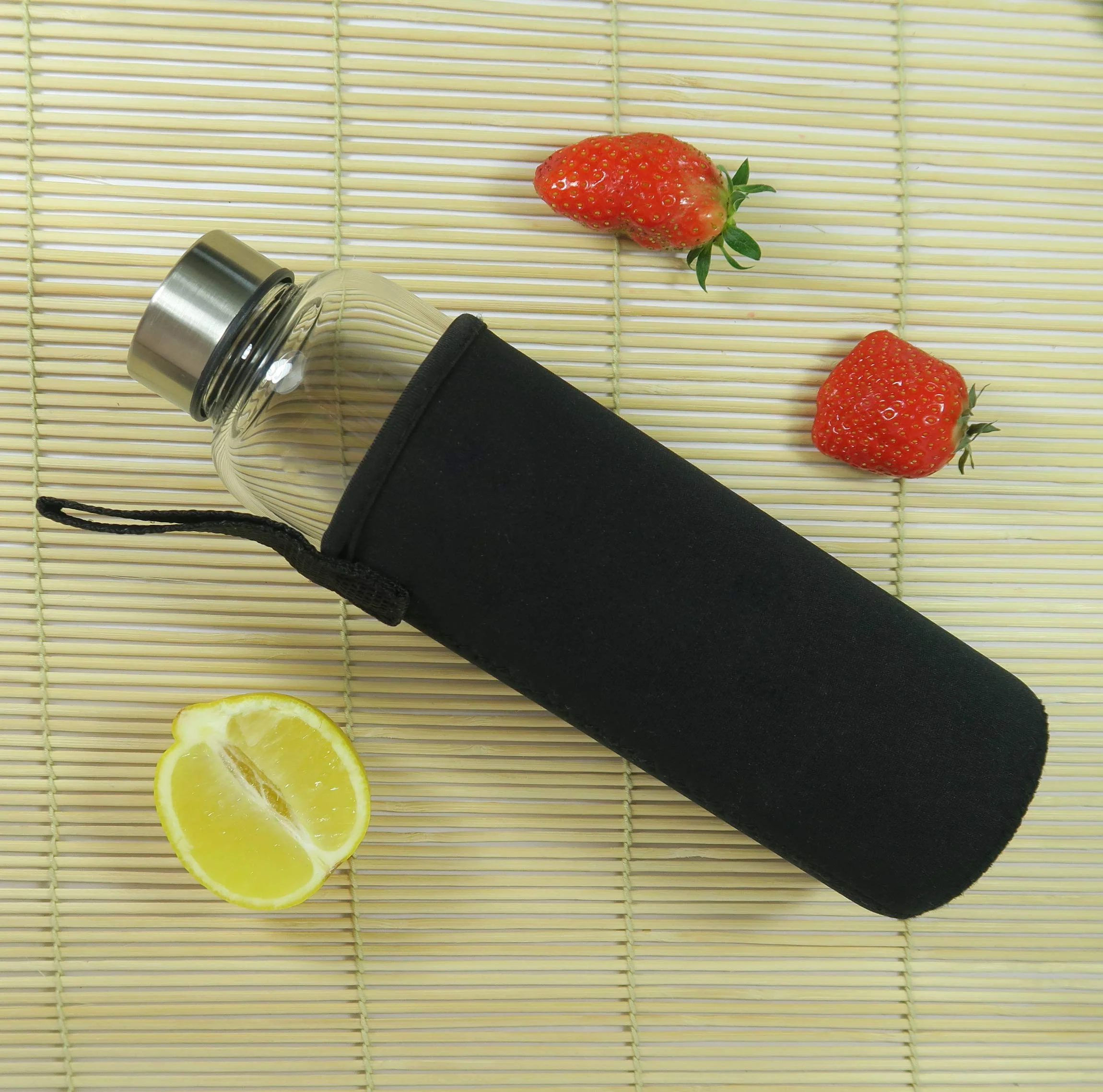 Trinkflasche 1 L - Schwarz - Image 2