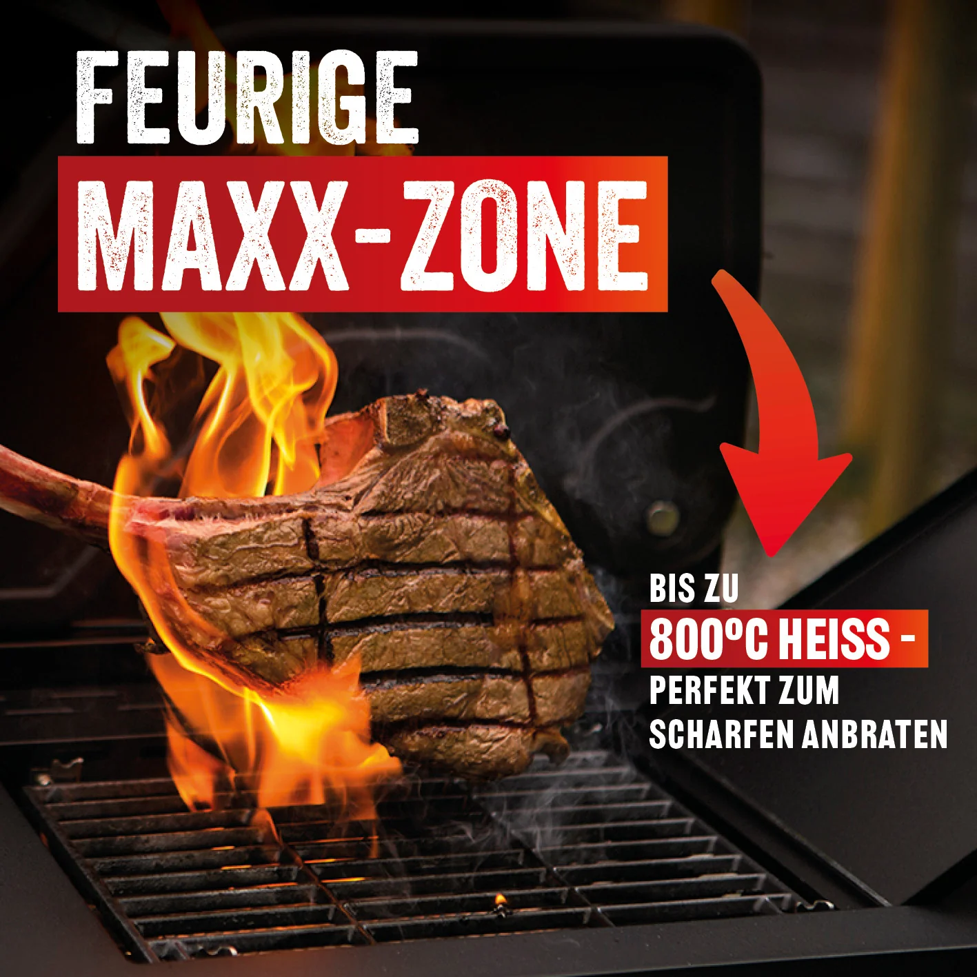 Triton 3.1 maxX Gasgrill mit Infrarotseitenbrenner - Image 3