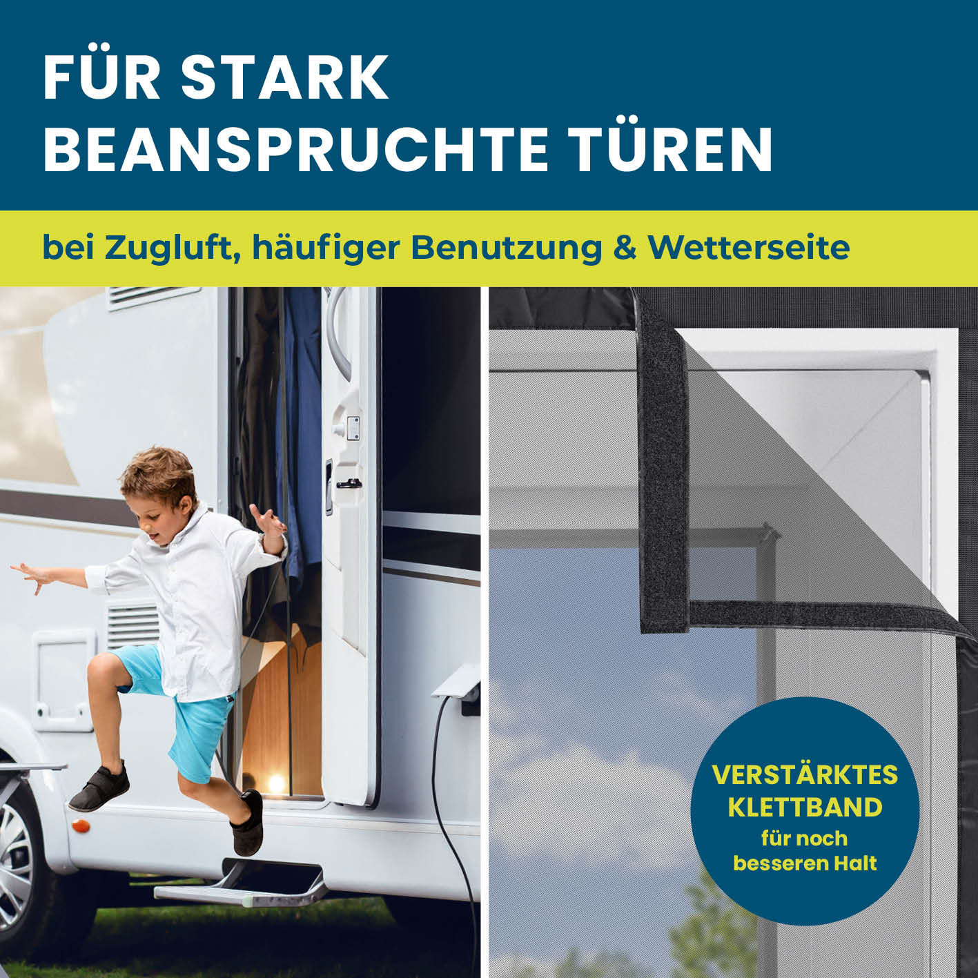Insektenschutzvorhang für Wohnwagen - 60 x 180 cm - Image 3