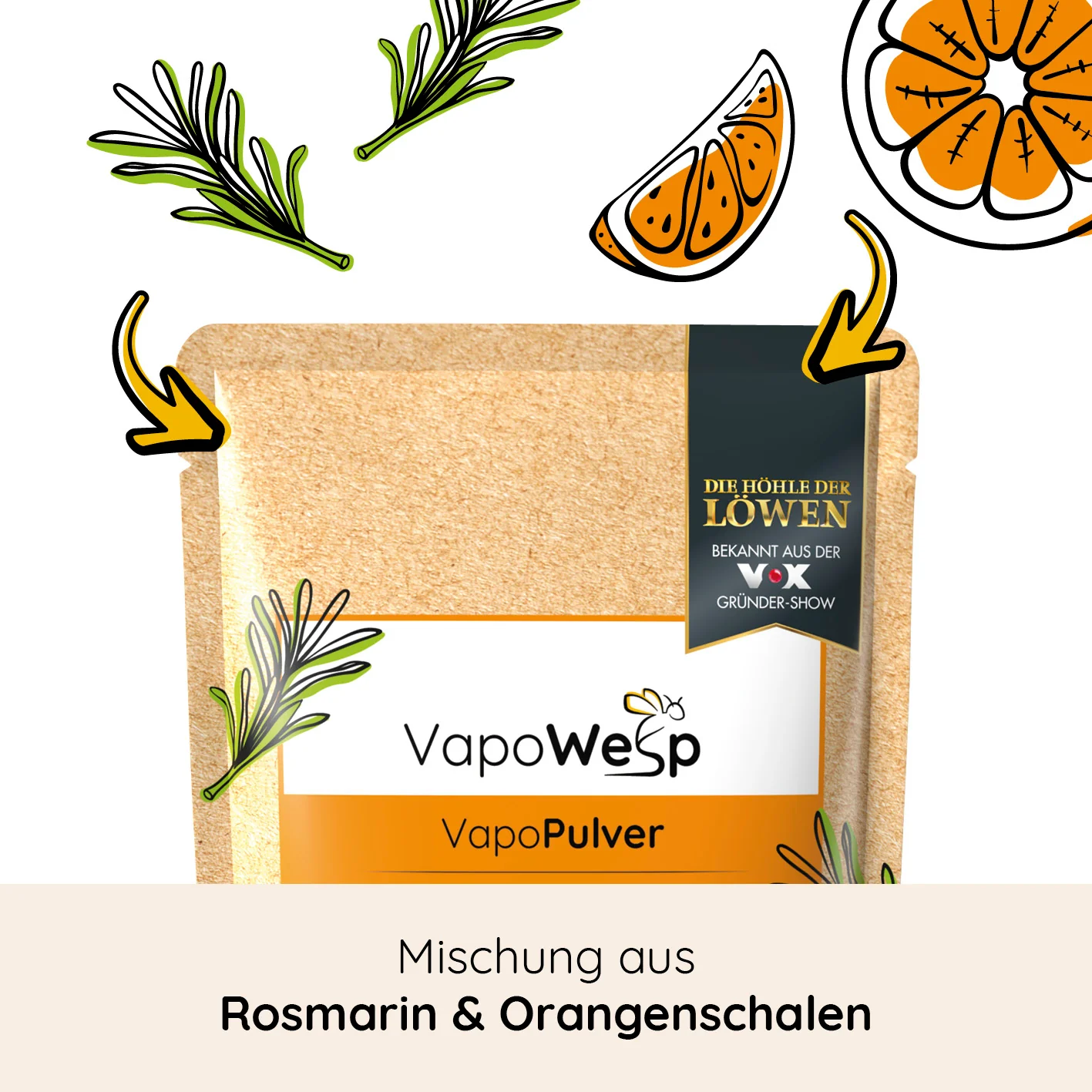 Pulver 3er-Set Orange & Rosemary (3x je 100 g) - Image 2