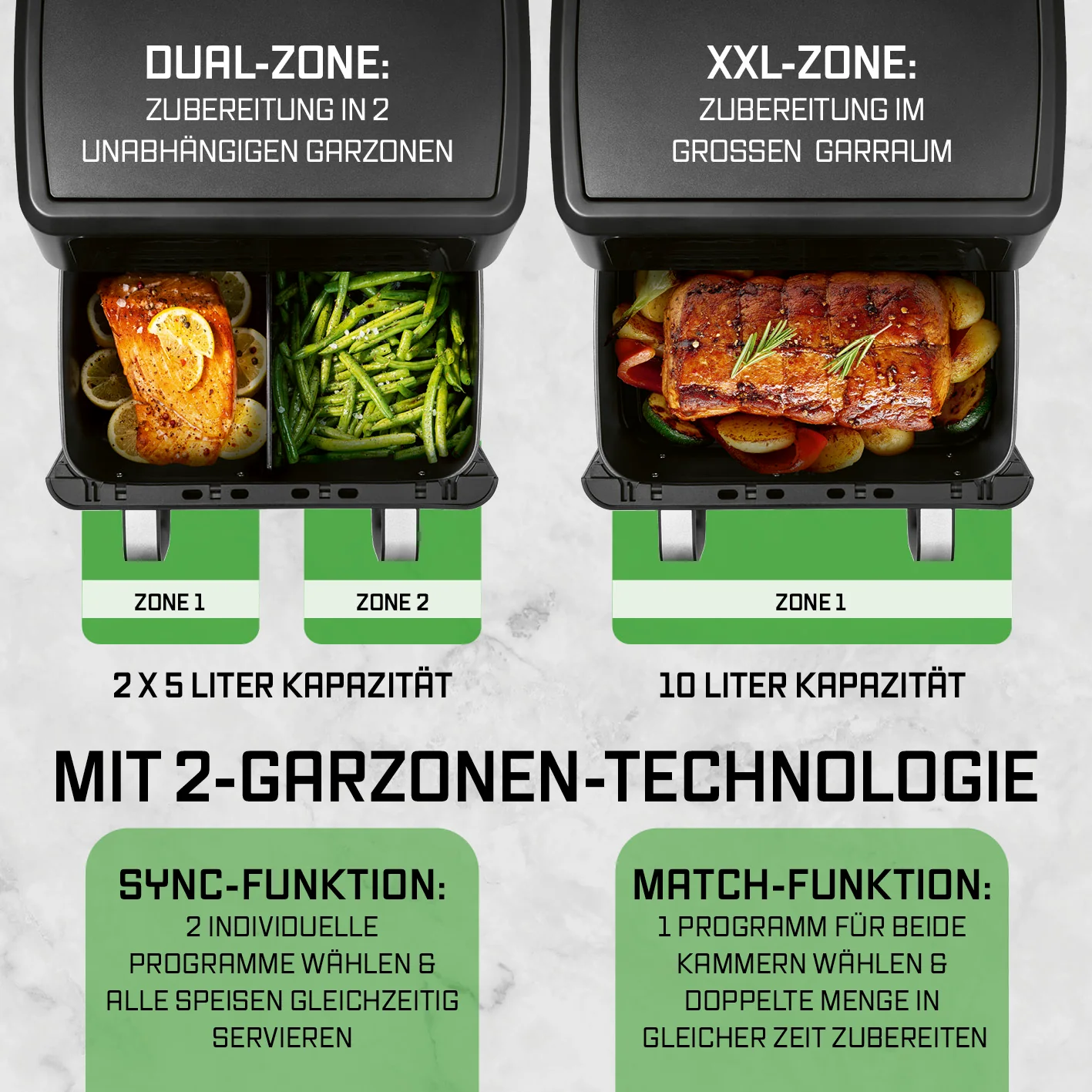 Vario-Kammer-Heißluftfritteuse - 10 Liter - Image 6