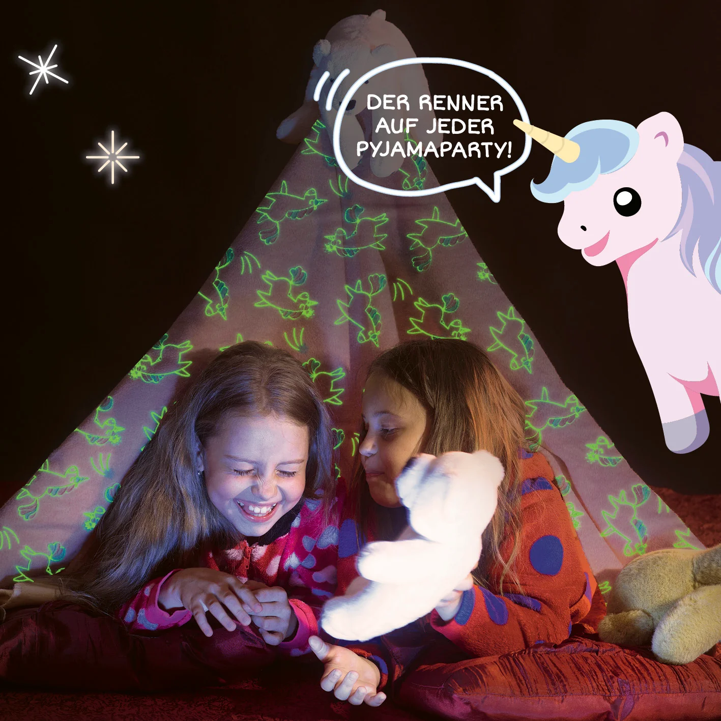 Verwandlungskissen Glow in the dark - Kuschelkissen & Kuscheldecke - Einhorn - Image 7