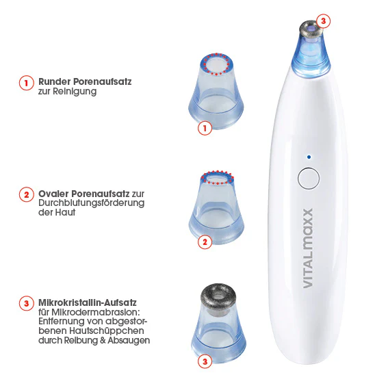 Porenreiniger 5-tlg. mit Aufsatz für Mikrodermabrasion - Image 11