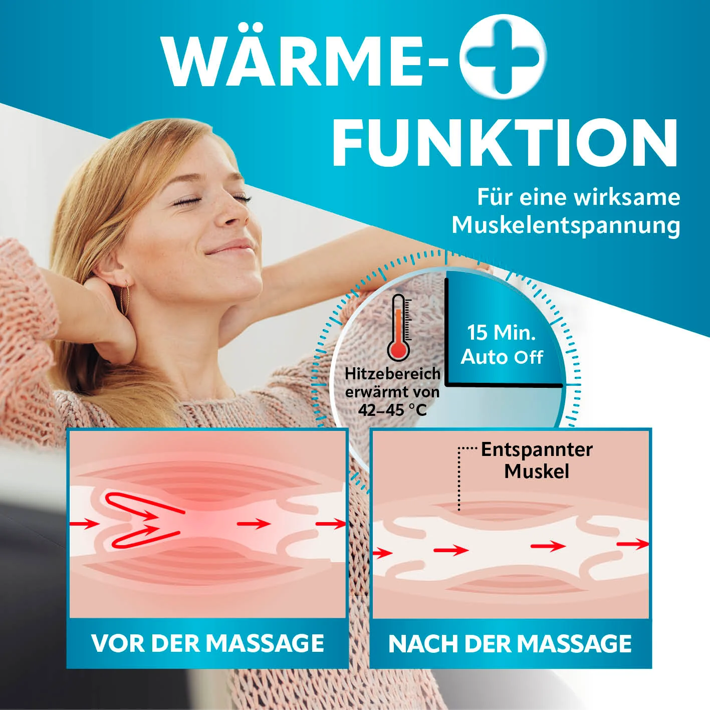 Shiatsu-Massagegerät - 8 Massagebälle - Image 3