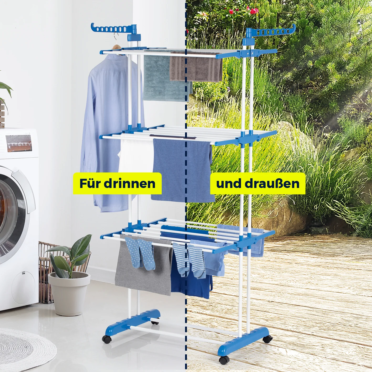 Wäsche-Tower 1600 - Blau - Image 4