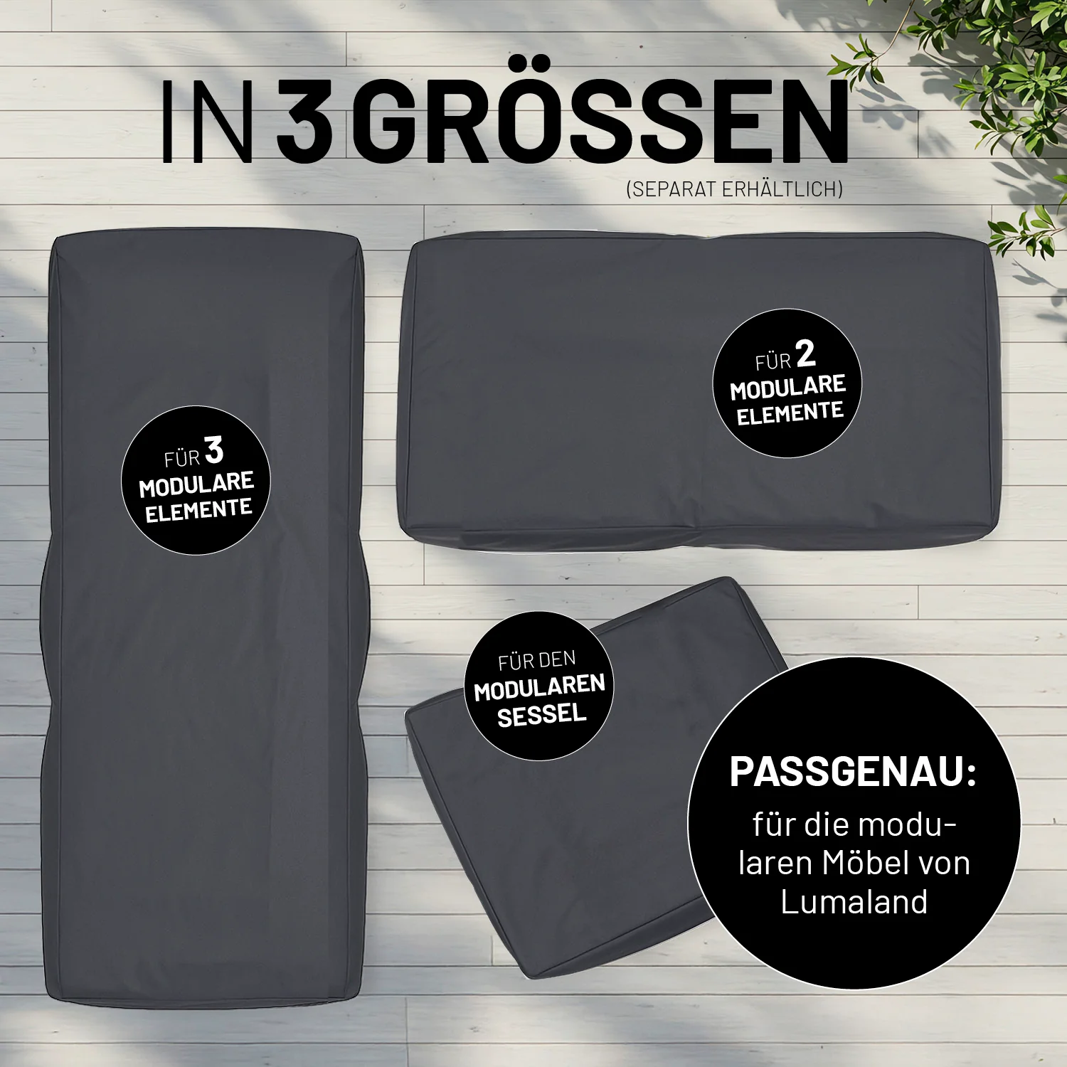 Wetterschutzhaube für den Modularen Sessel - 100 x 76 x 75 cm - Image 8