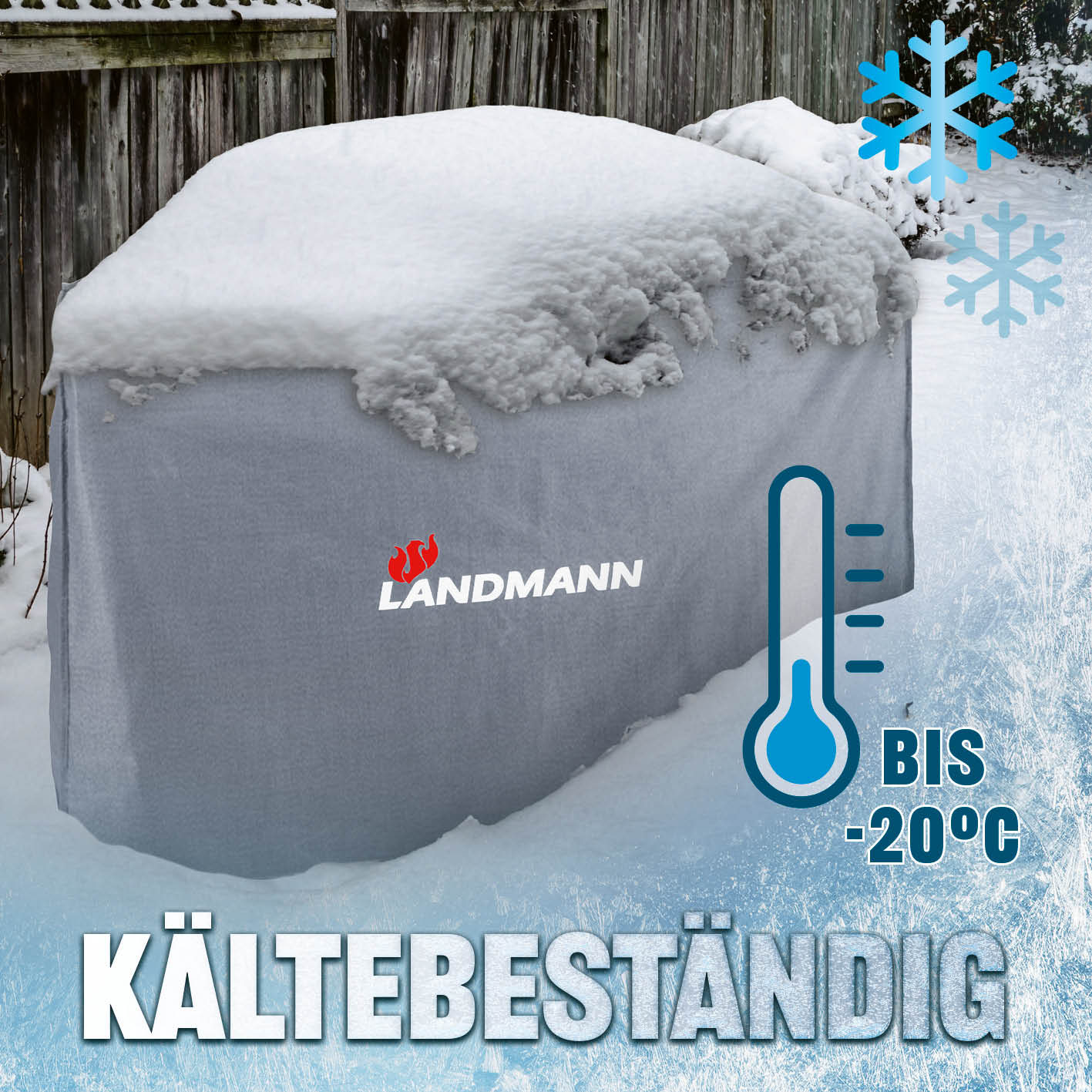 Wetterschutzhaube Premium - 181,5 x 112 x 62,5 cm - Grau - Image 7