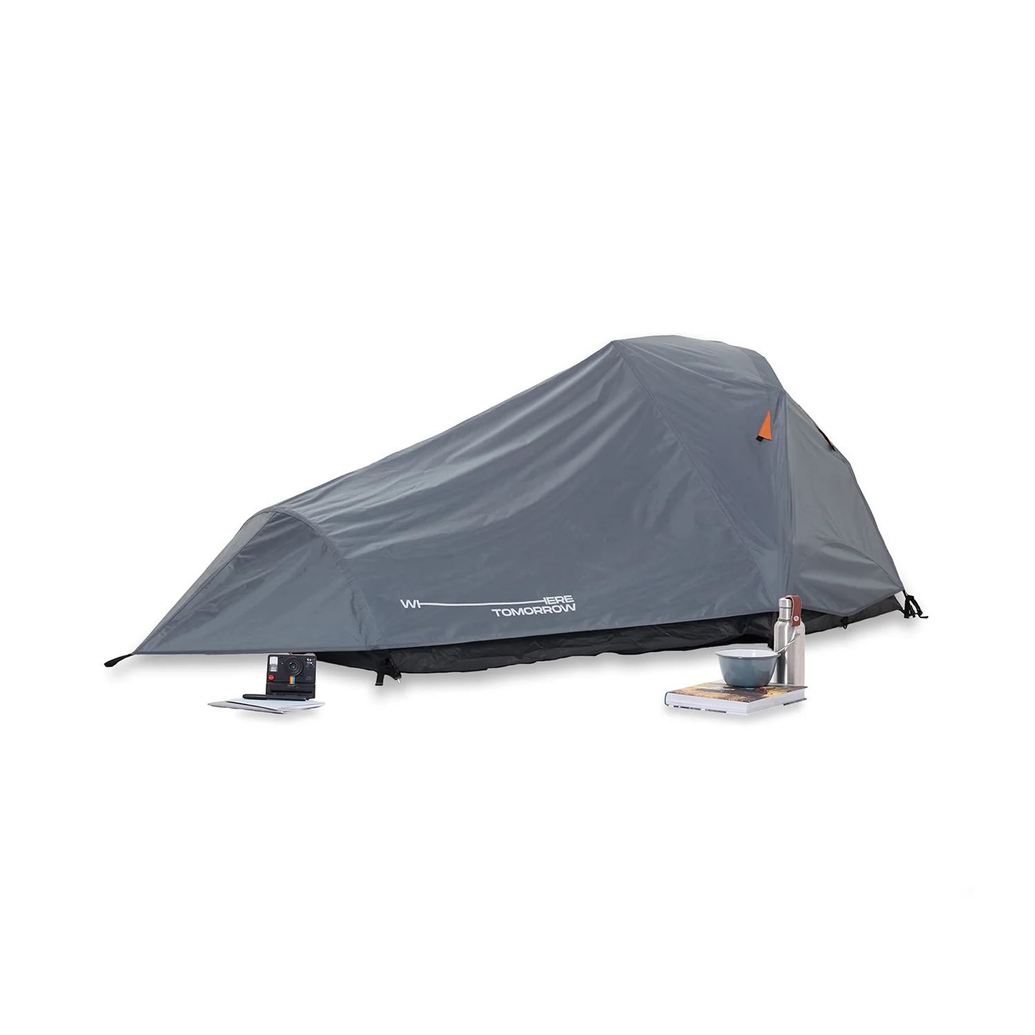 2-Personen-Kompakt-Zelt - Pop Up Wurfzelt Trekkingzelt - 245x160x95 cm - Grau - Image 2