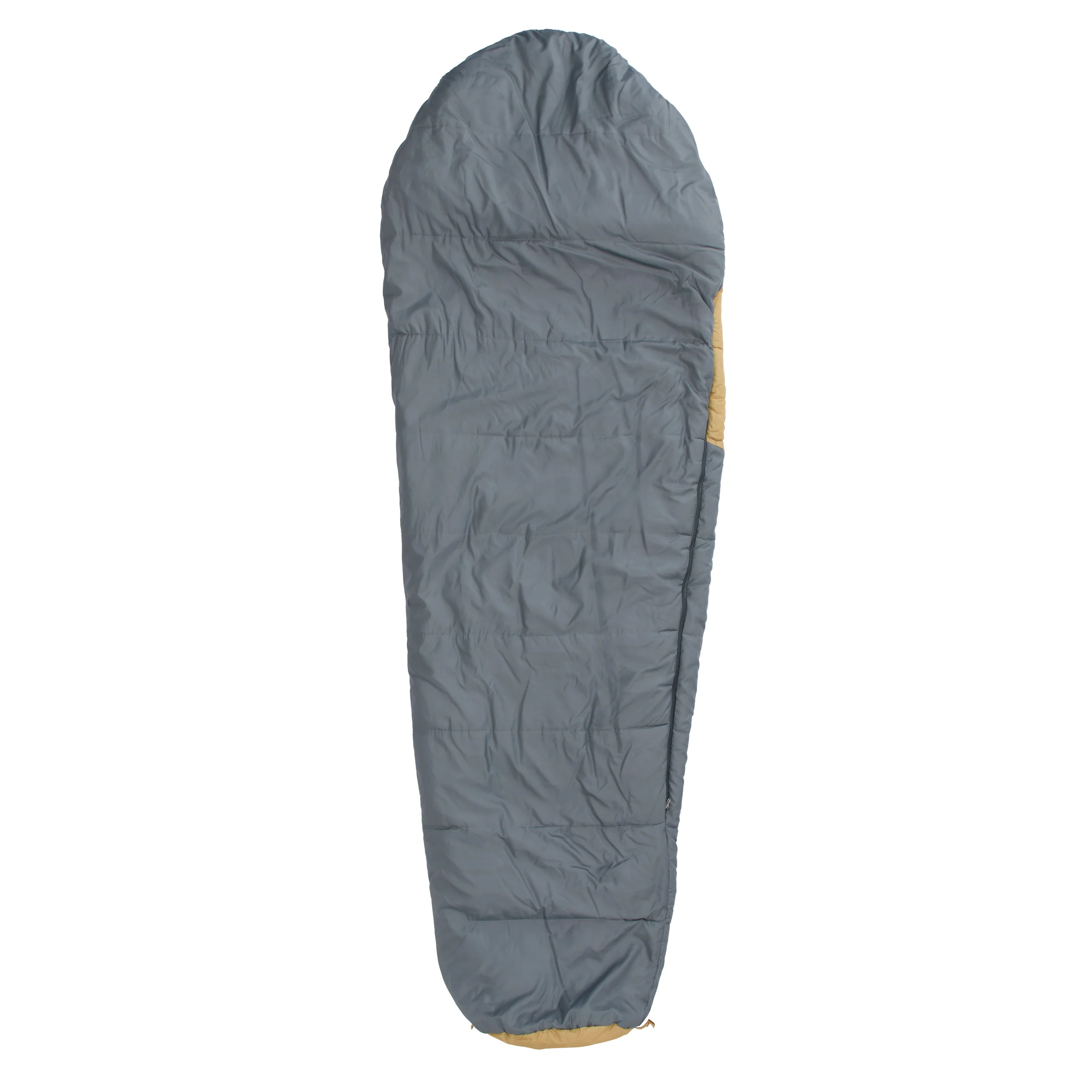 Camping Schlafsack Classic - Mumienschlafsack mit Tasche - 230 x 80 x 55 cm - Curry - Image 4
