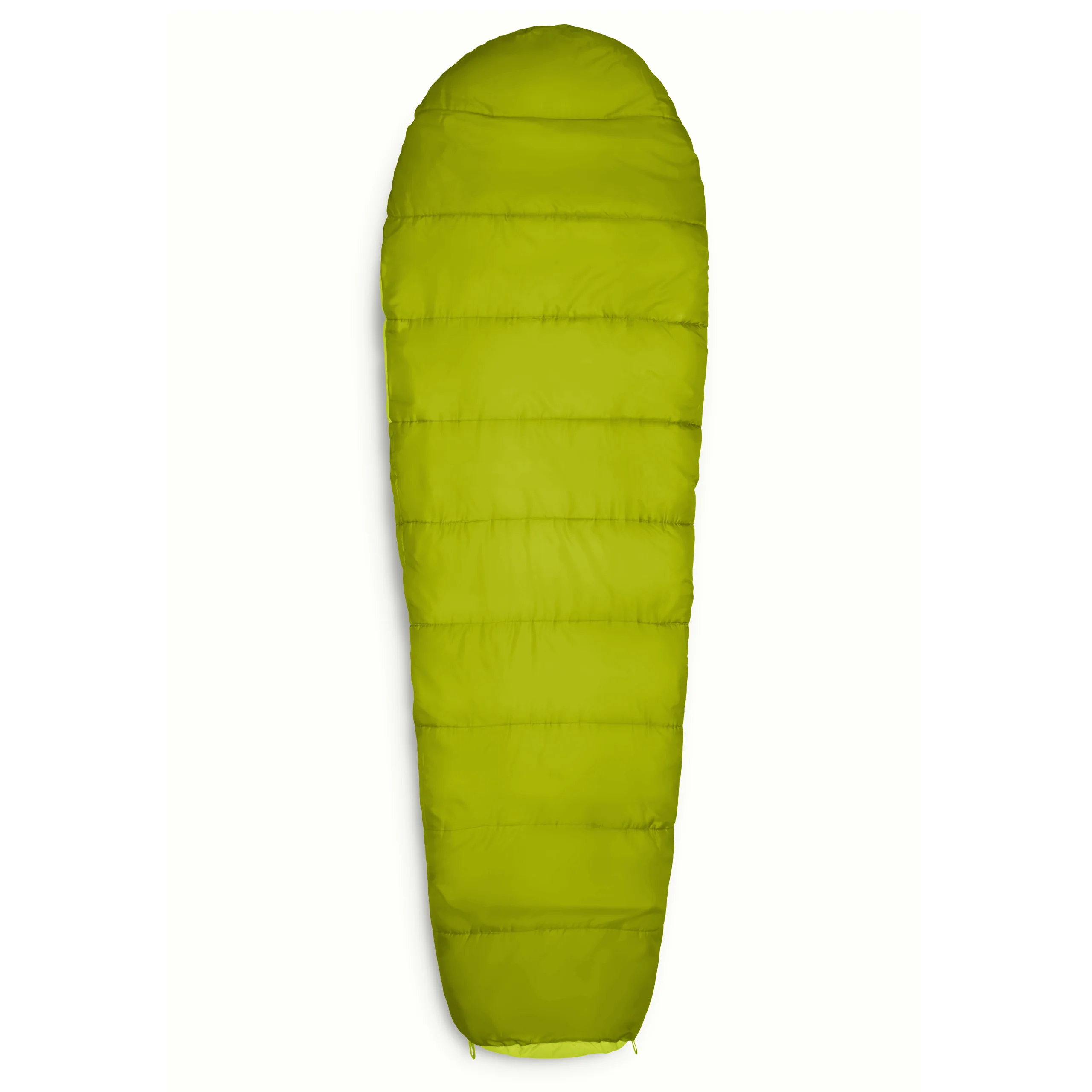Camping Schlafsack Small & Light - Mumienschlafsack mit Tasche - 220 x 80 x 50 cm - Hellgrün - Image 4