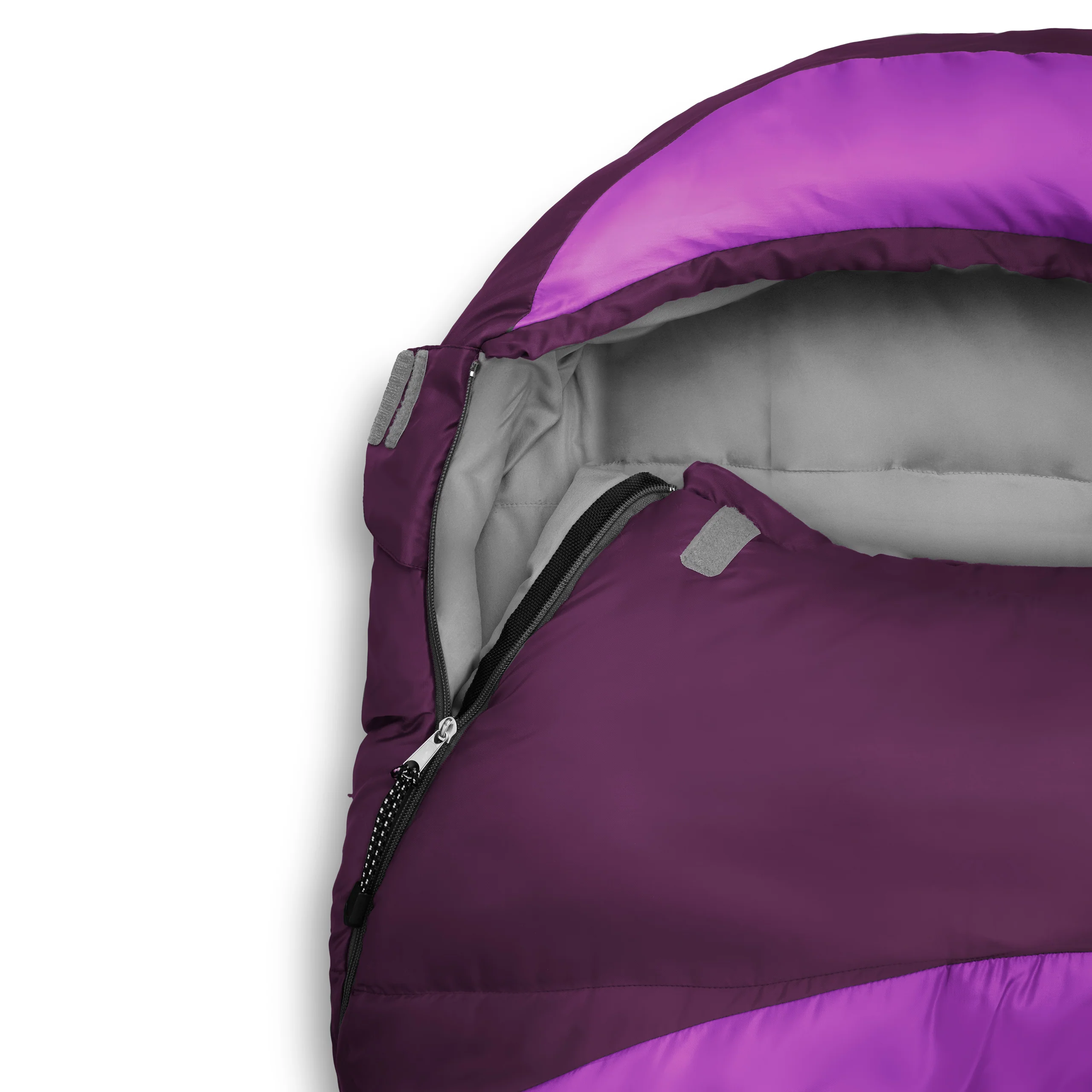 Camping Schlafsack Small & Light - Mumienschlafsack mit Tasche - 220 x 80 x 50 cm - Lila - Image 3