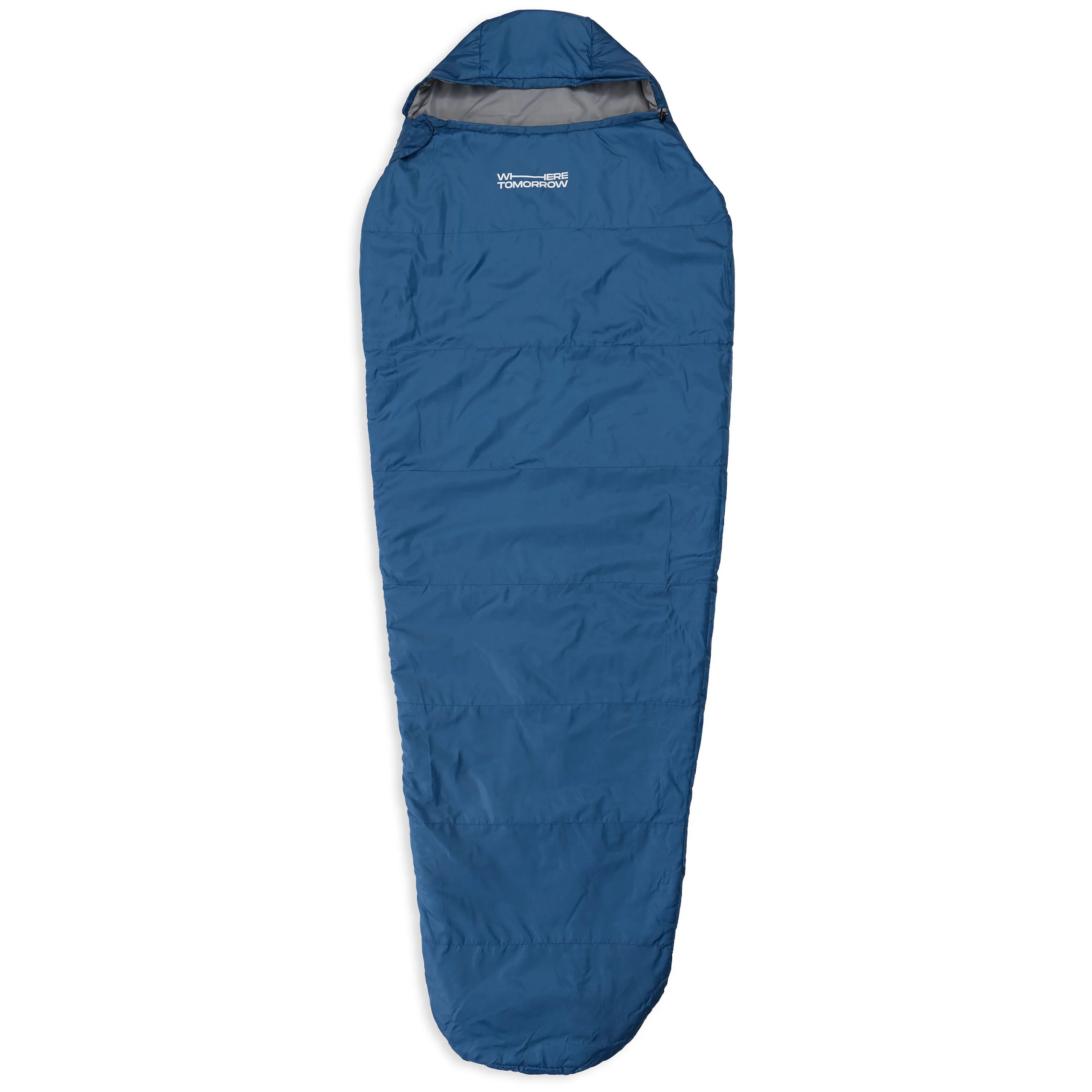 Camping Schlafsack Small & Light - Mumienschlafsack mit Tasche - 220 x 80 x 50 cm - Royalblau