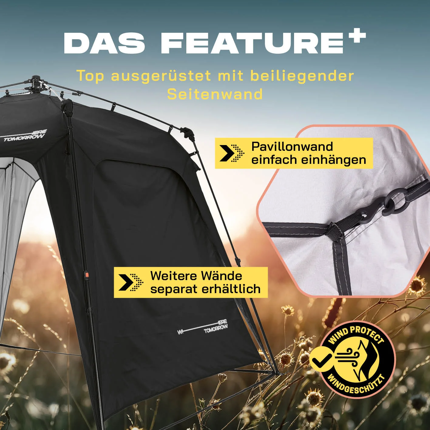 Pop up Pavillon - Schwarz - Image 6