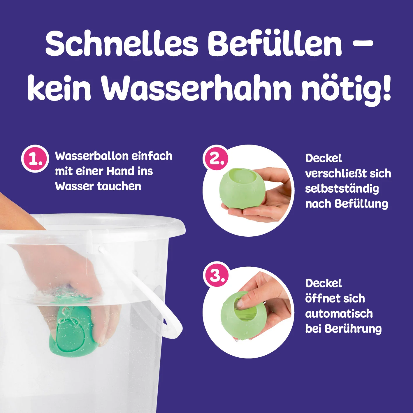 Wiederverwendbare Wasserbomben - 24 Stück - Image 3