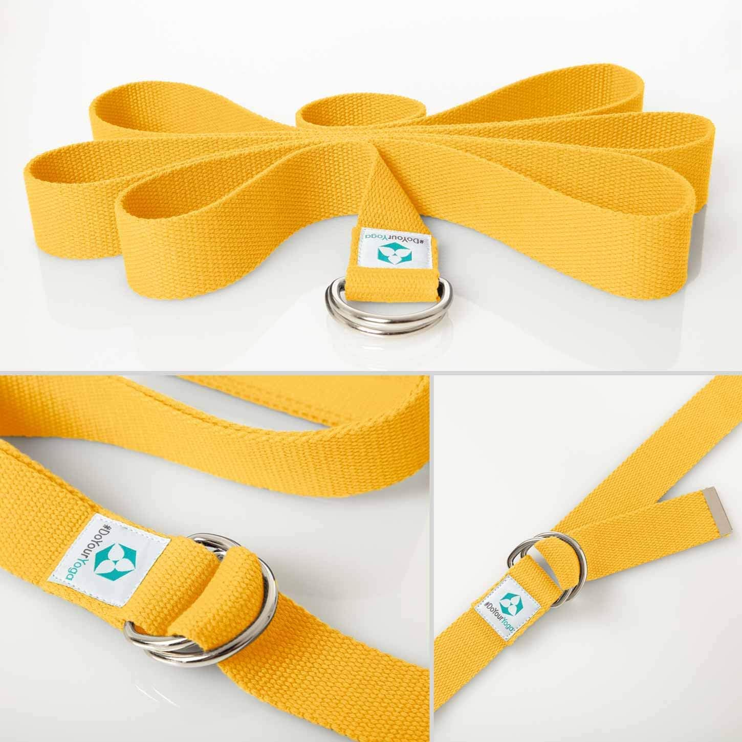 Yogagurt Madira - 250 x 3,8 cm - Gelb - Image 7