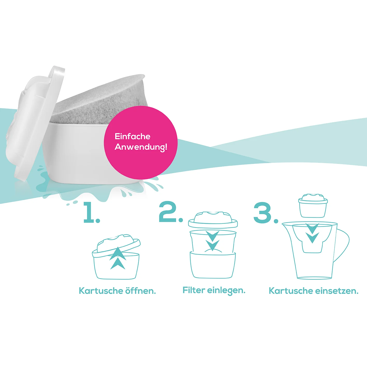 Wasserfilter Starter-Kit - Kartusche mit 12 Filtertaschen - Image 7