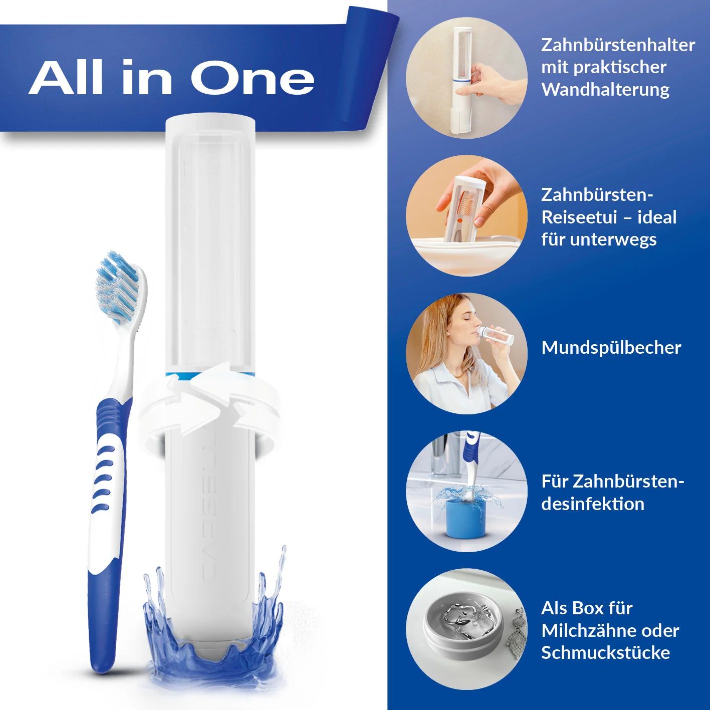 Zahnbürstenbox - weiß - Image 4