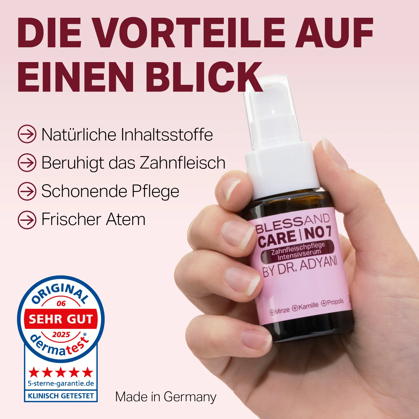 Zahnfleischgel Intensivserum No.7 by Dr. Adyani, 30 ml - Image 3