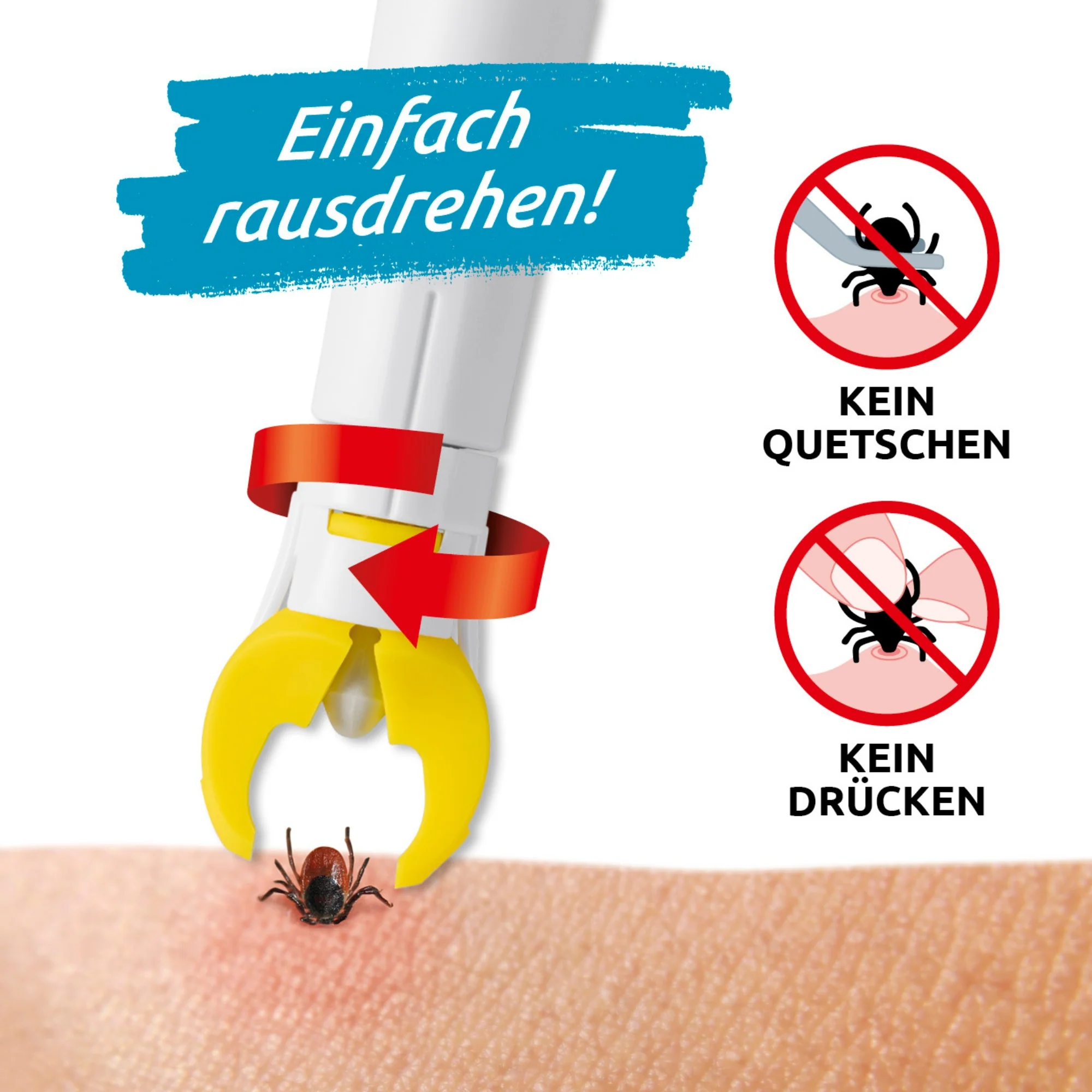 Zeckengreifer für Menschen mit rotierendem Greiferkopf - Image 2