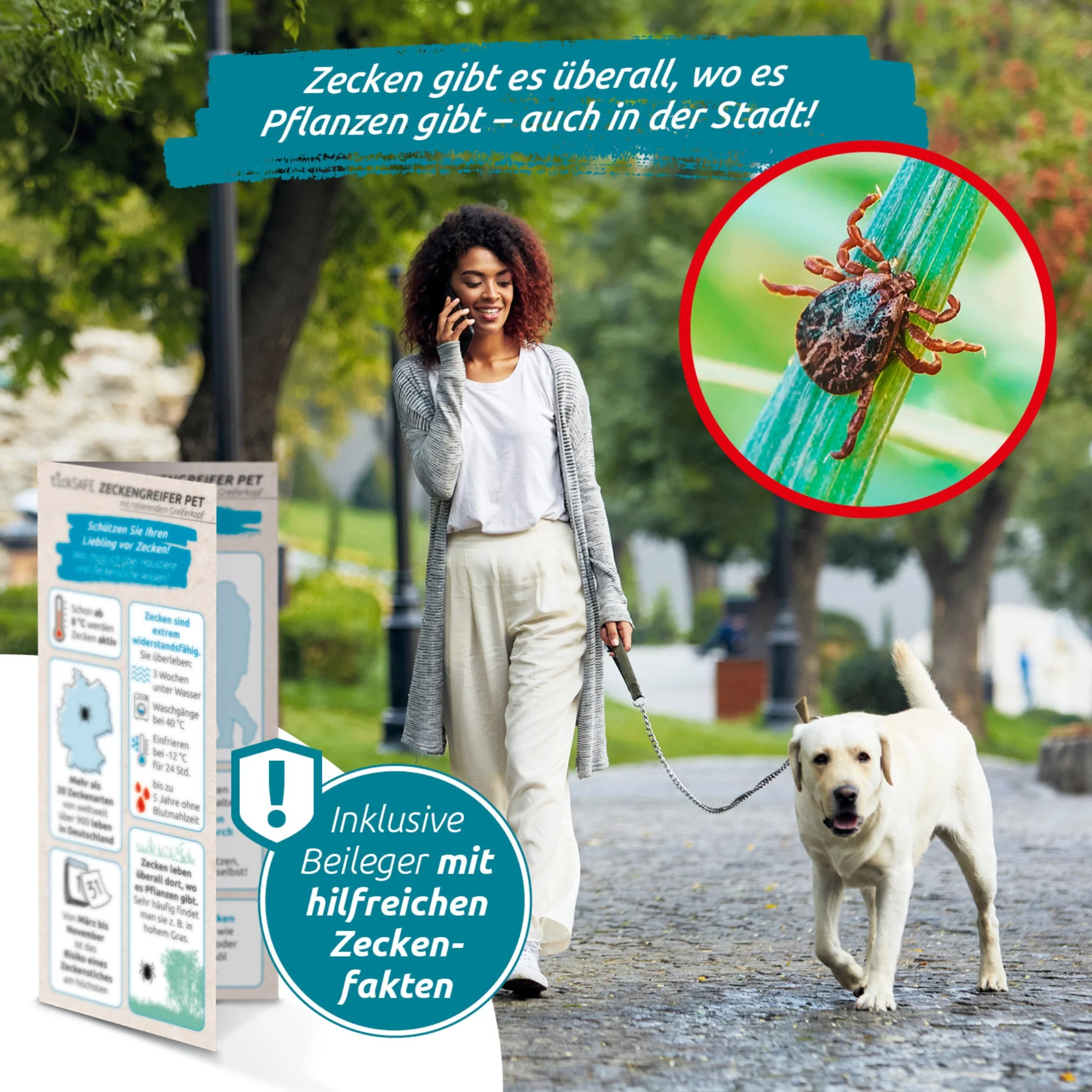 Zeckengreifer für Tiere mit rotierendem Greiferkopf - 2er-Set - Image 7