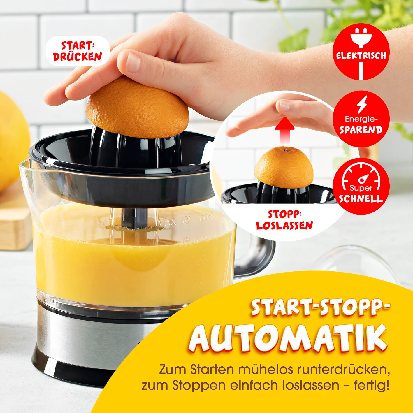 Zitruspresse 0,7l - Edelstahl - Image 3